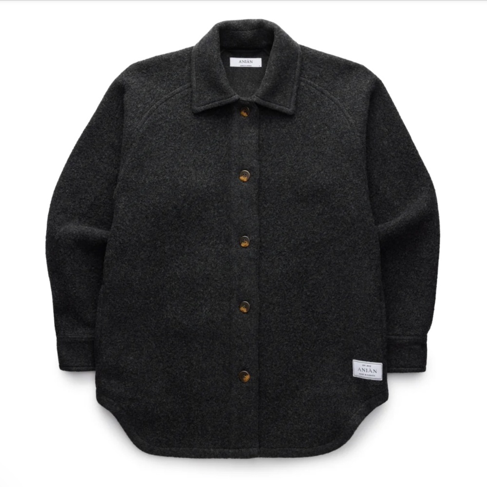 ANIAN Loft Coat Women's in Storm Size S EUC